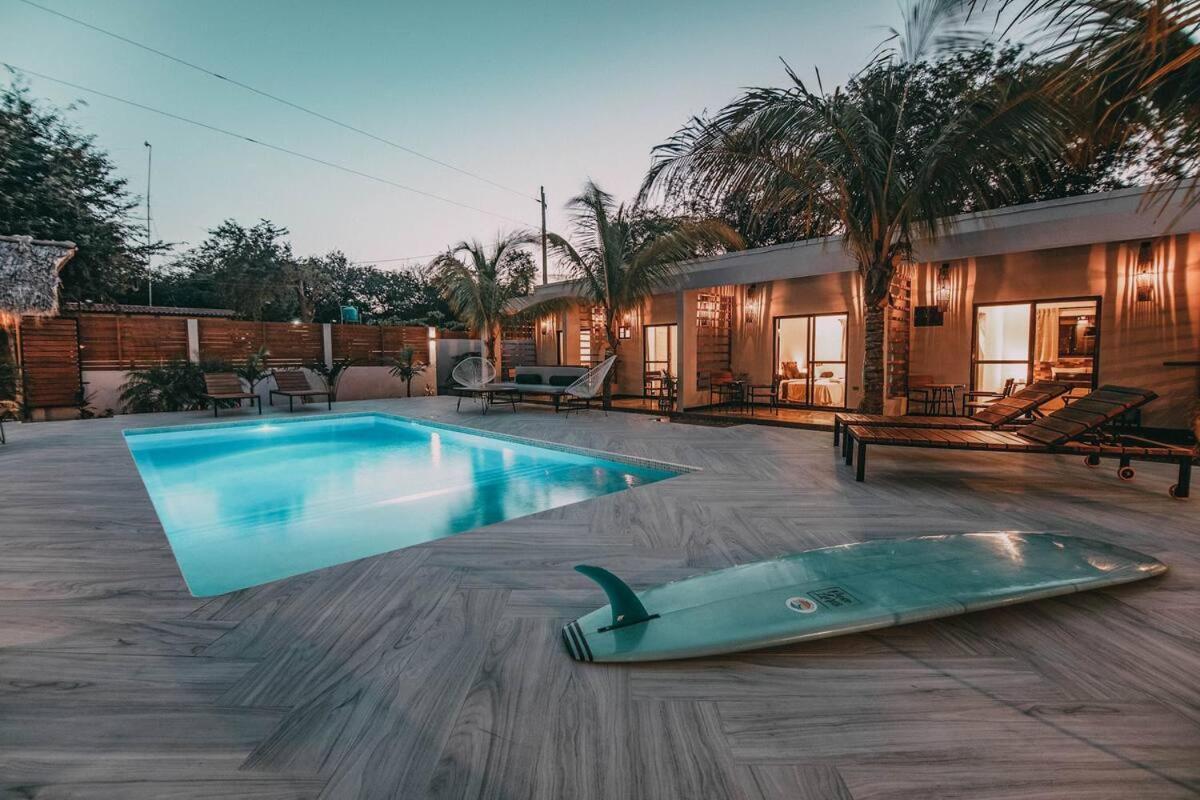 Surf And Yoga Retreat Nicaragua Hostel La Albina Ngoại thất bức ảnh